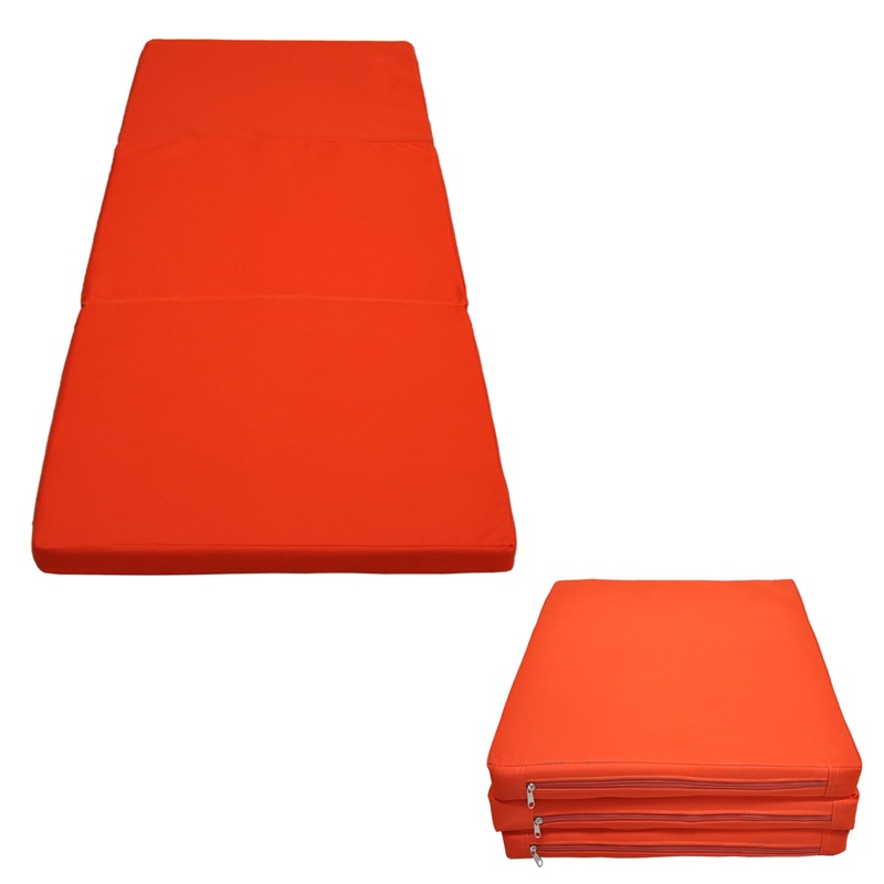 Buy Folding Yoga Orange Mat Gymnastics Floor Exercise Gym Mat 180Cm