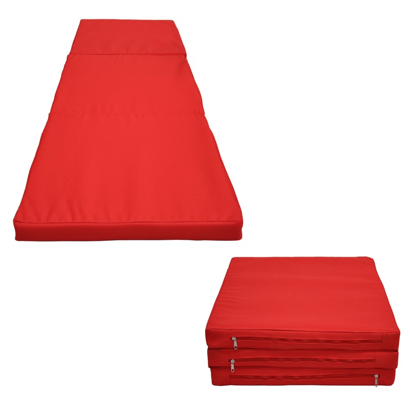 Buy Folding Yoga Red Mat Gymnastics Floor Exercise Gym Mat 180Cm