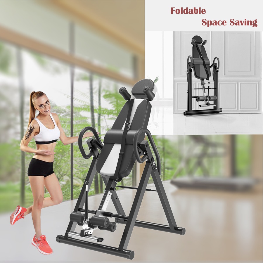 Buy Gravity Inversion Table - Upside Down Machine - Heavy Duty - Black ...