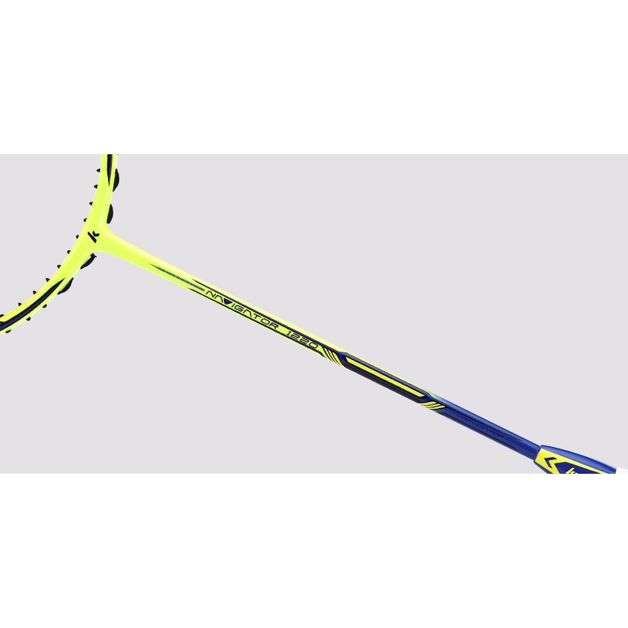Kawasaki Badminton Racquet - Conqueror 1220 - Fulll Carbon + One Free Grip