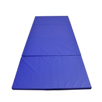 Large 240cm x 120cm x 5cm Gymnastics Folding Gym Exercise Yoga Mat - Blue