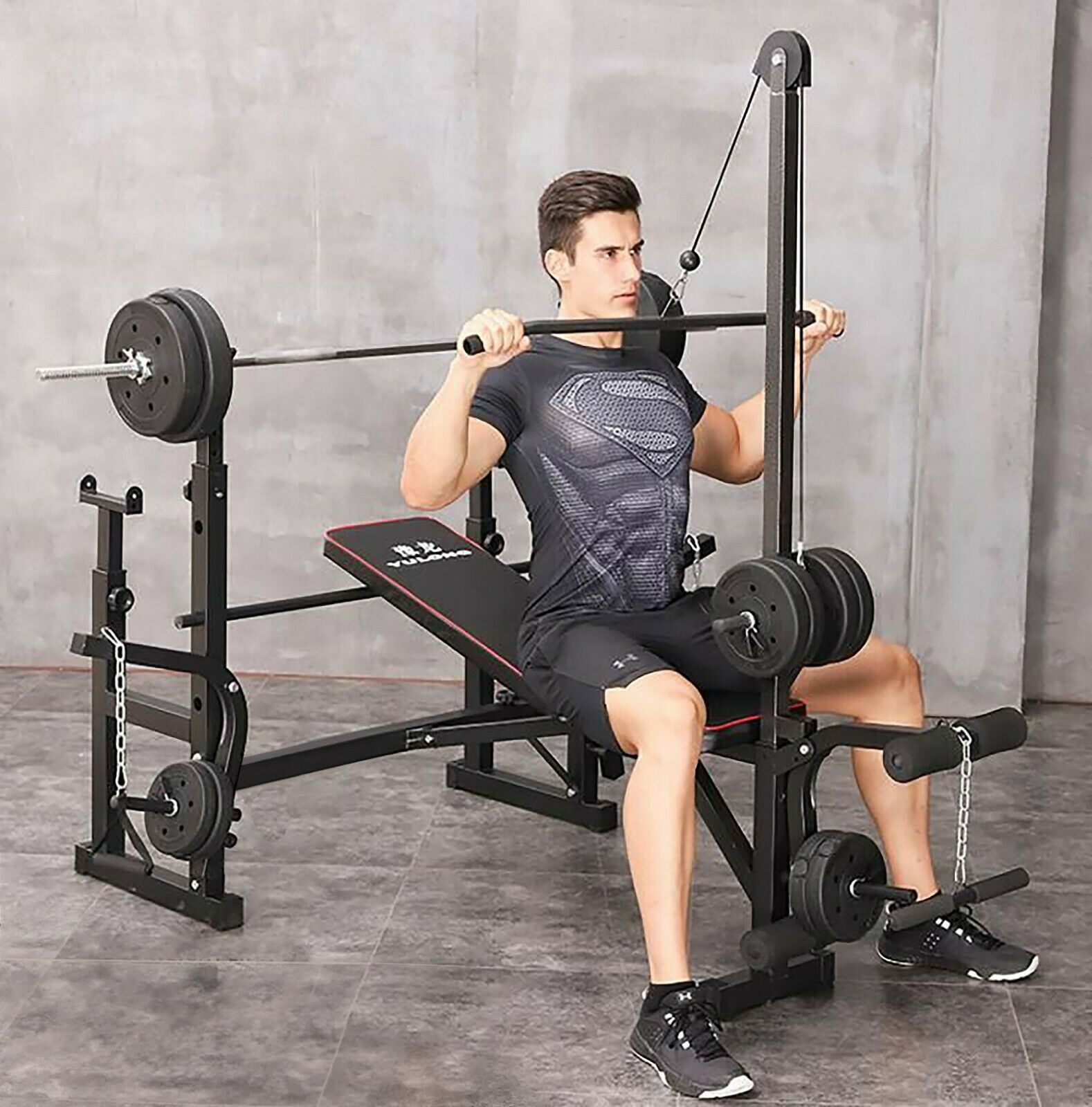 Buy Multi Function Weight Bench Press Adjustable Fitness