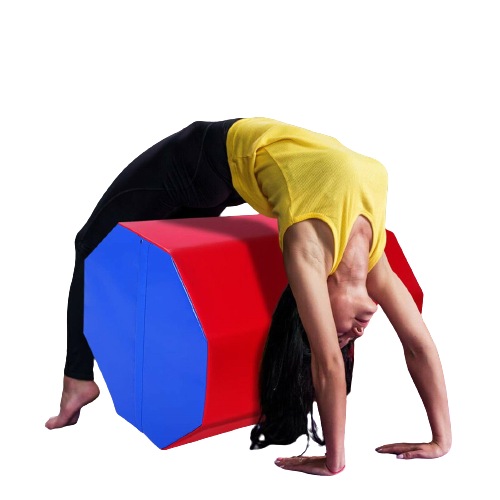 Octagon Tumbler Gymnastics Mat Skill Shape Exercise Traning Kits 3
