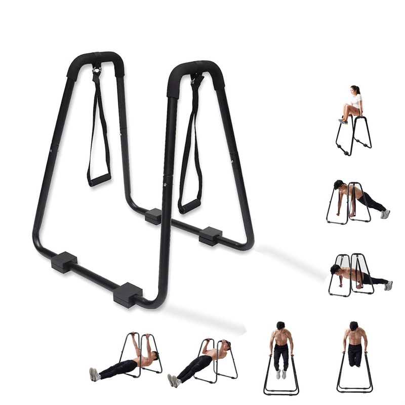 OnePiece Parallel Bars Dip Station & Chinup Bar & Pullup Bar & Push up Bar Fitness World Wide