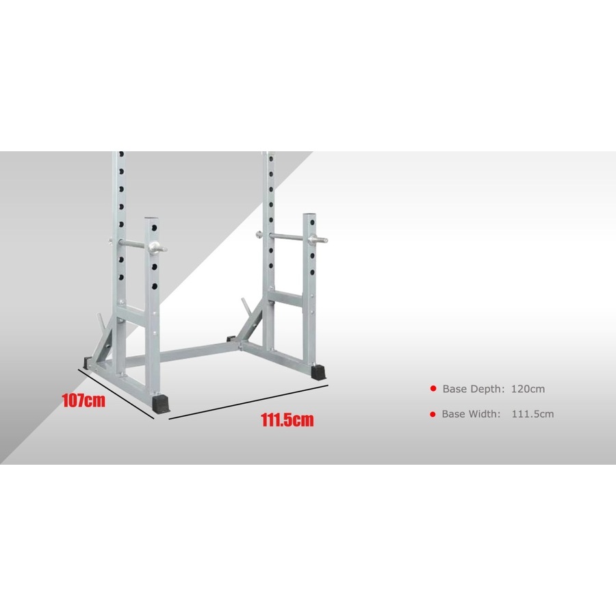 Power Cage - Power Rack - Squat Rack - Bench Press Chin Up + Adjust Weight Bench