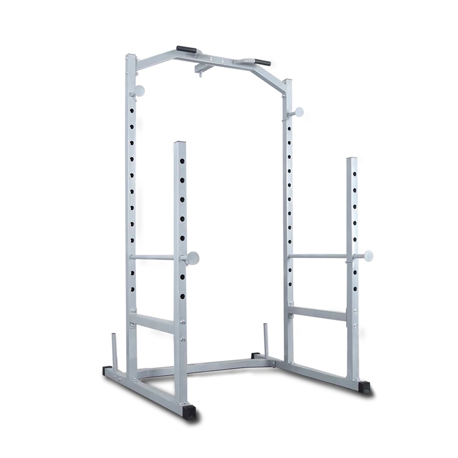 Power Cage - Power Rack - Squat Rack - Weights Bench Press + Flat Weight Bench