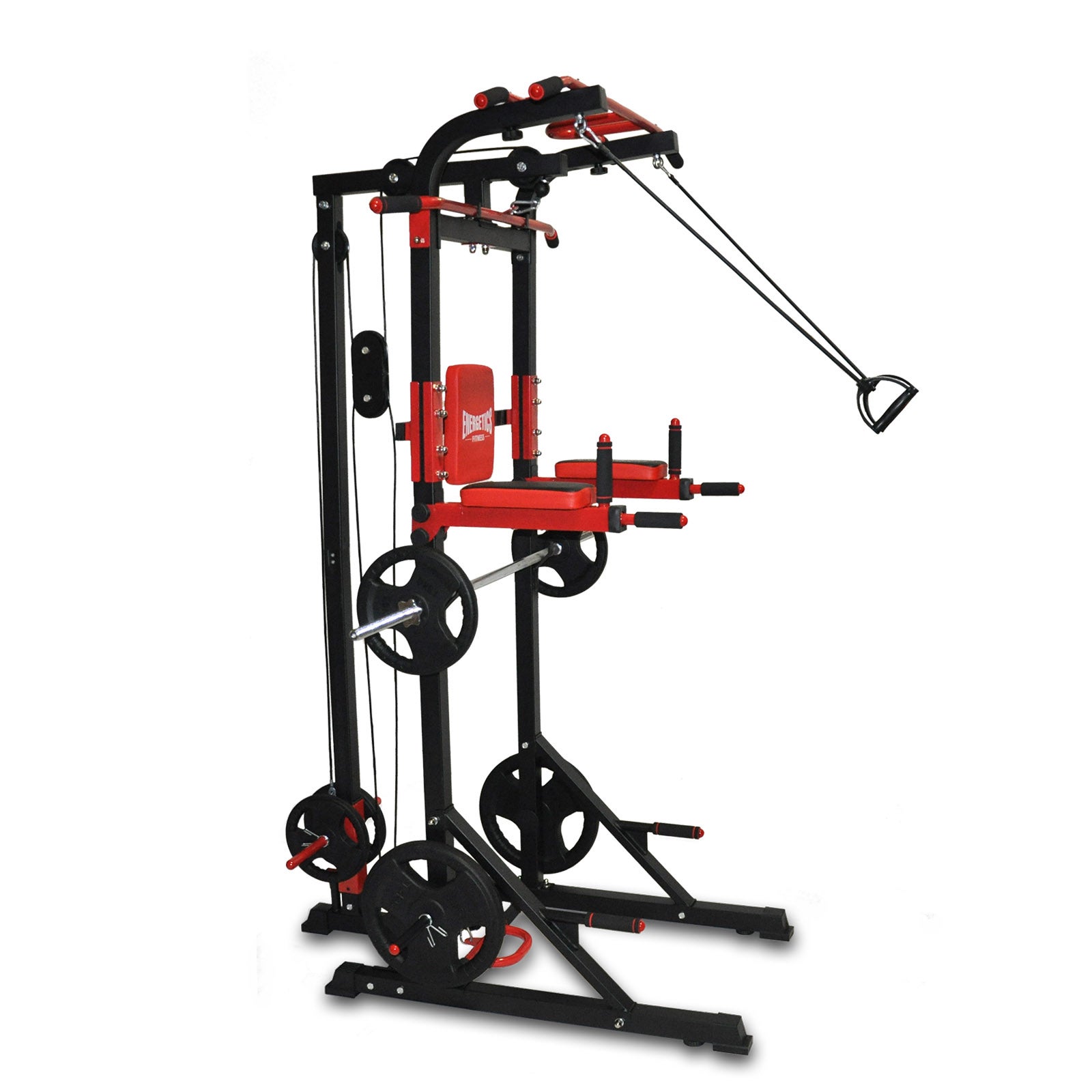 Power Tower - Power Rack - Lat Pulldown / Row Pulley / Chin Up Station / Dips