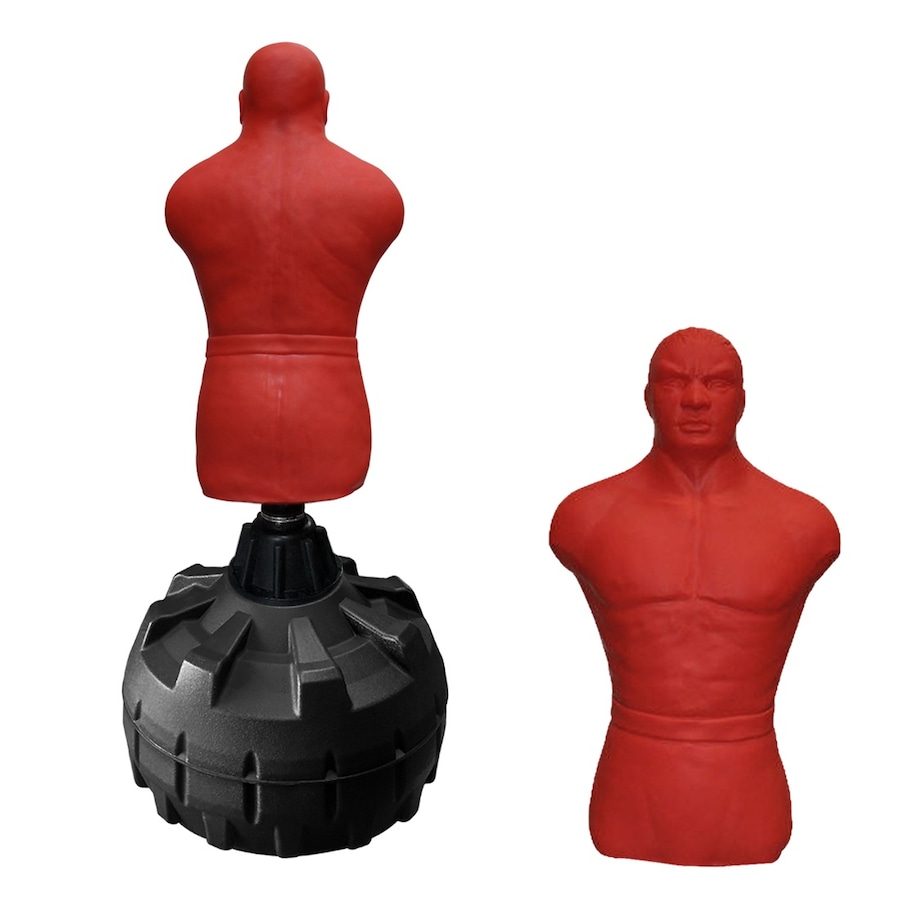 Hi Tech Silicone Free Standing Human Bob Boxing Punching Dummy Bag& X-large Red