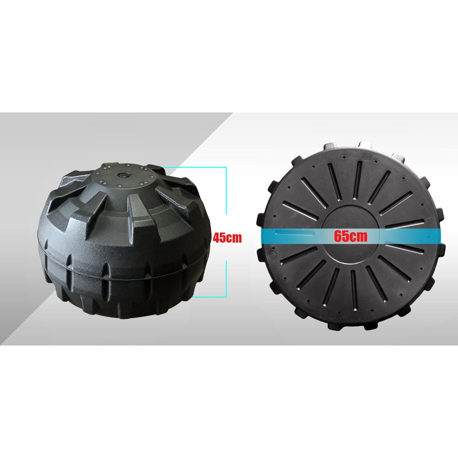 Hi Tech Silicone Free Standing Human Bob Boxing Punching Dummy Bag& X-large Red