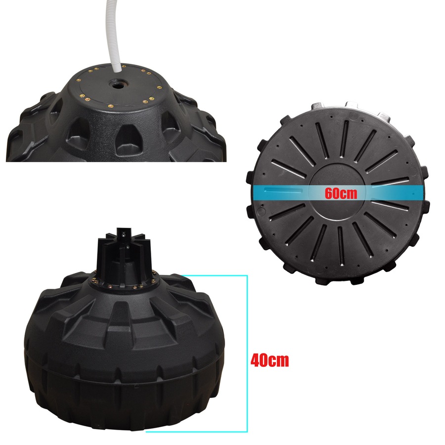 Silicone Skin - Free Standing Human BOB Boxing Punching Dummy Bag - Red Color