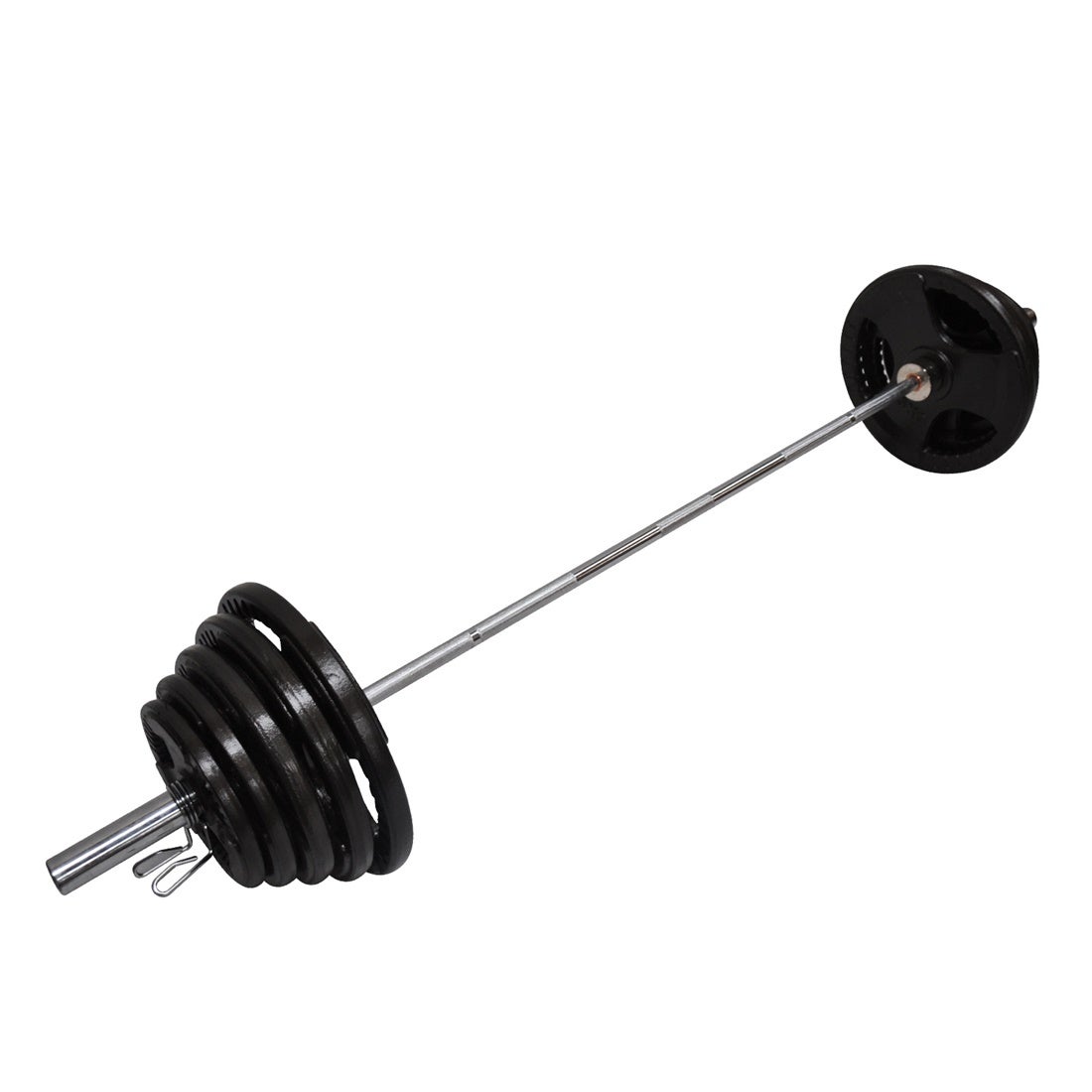 Buy Total 171kg 220cm Olympic Barbell Bar Weight Set a Pair