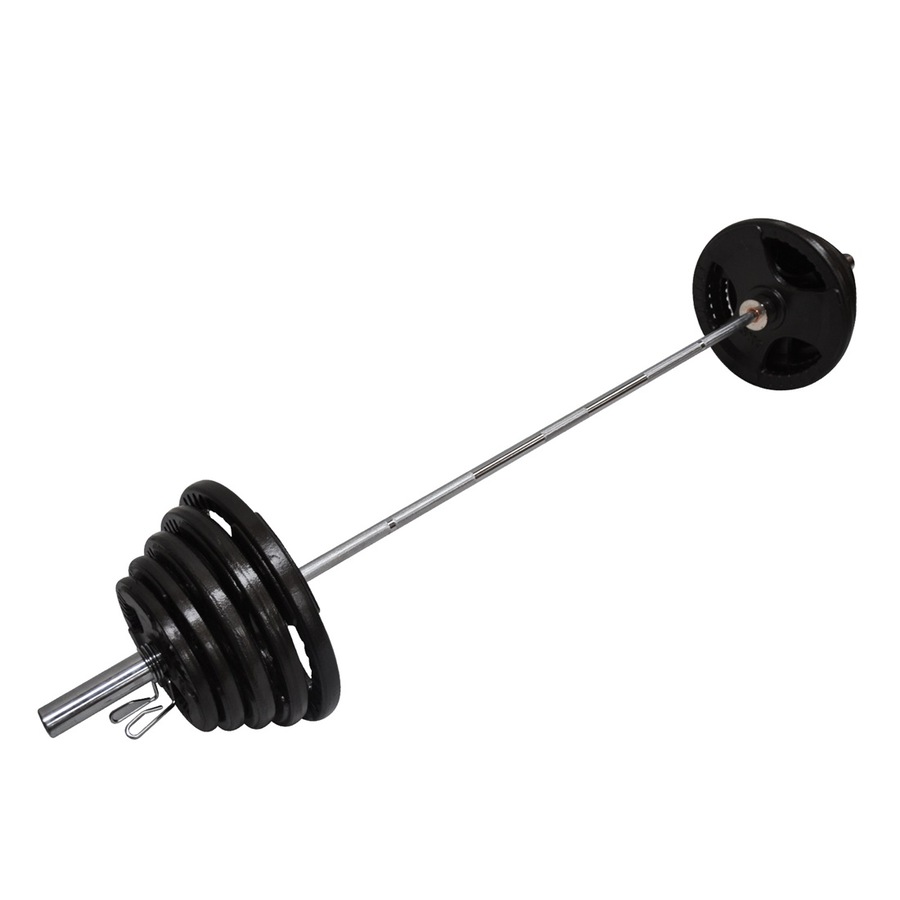 Buy Total 171kg - 220cm Olympic Barbell Bar Weight Set - a Pair Free ...