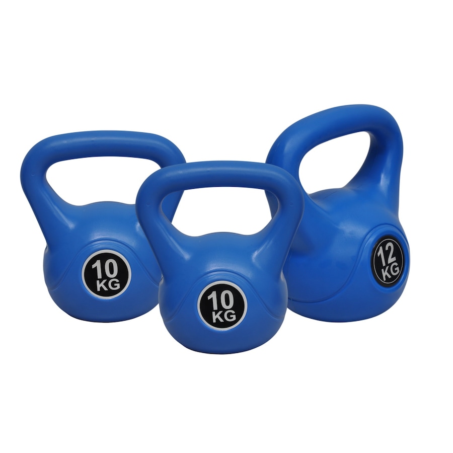 10kg x 2 + 12kg - Total 32kg Kettlebell Weight Set - Home Gym Kettle Bell