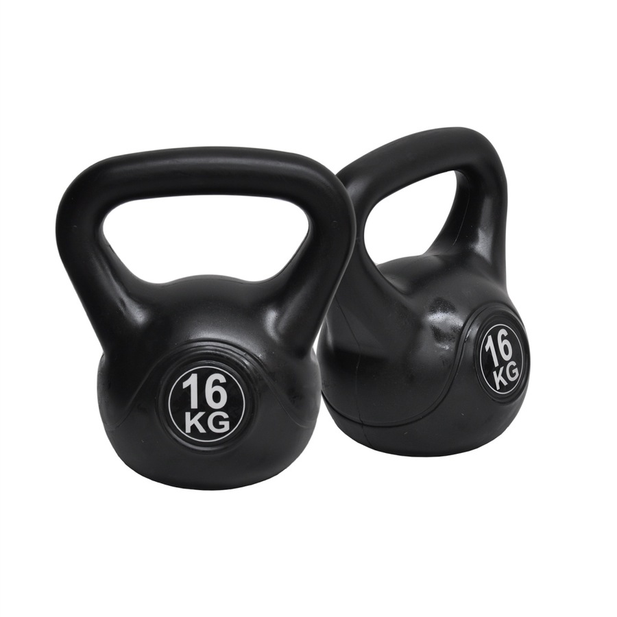 16kg x 2 - Total 32kg Kettlebell Weight Set - Home Gym Kettle Bell