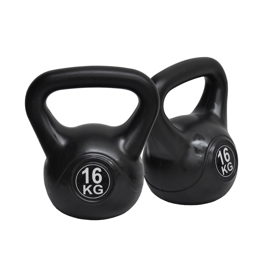 16kg x 2 - Total 32kg Kettlebell Weight Set - Home Gym Kettle Bell