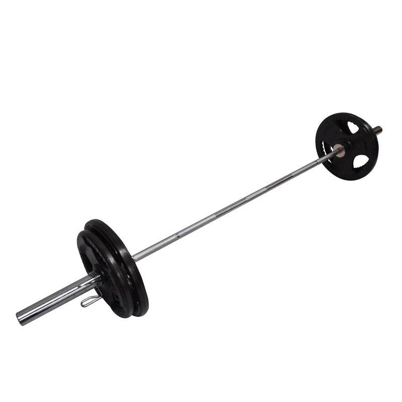 Buy Total 86kg - 220cm Olympic Barbell Bar Weight Set - a Pair Free ...