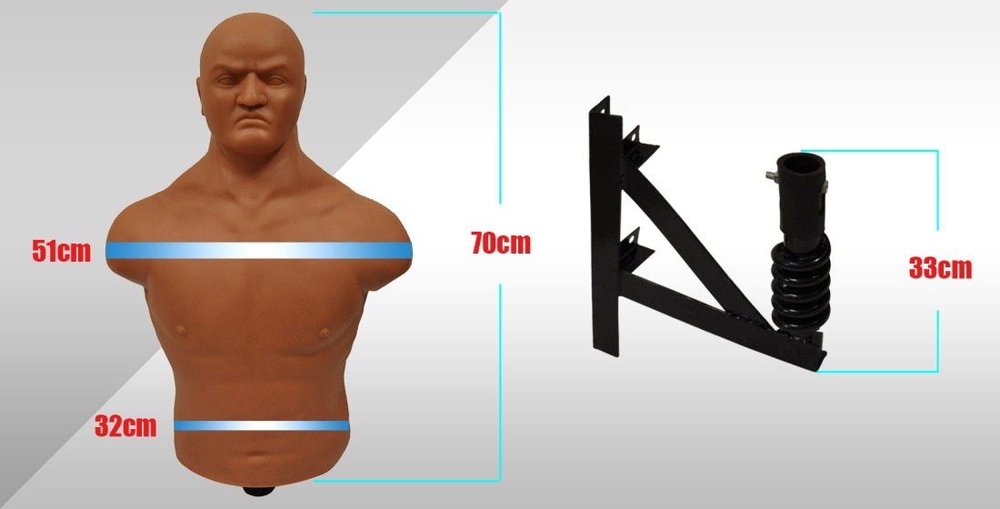 human torso punching bag