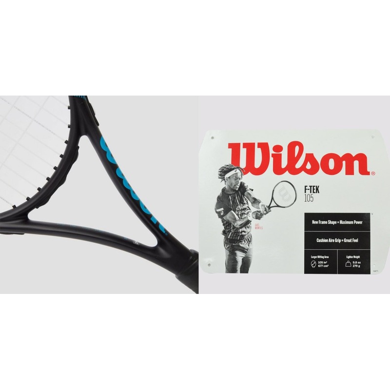 Buy Wilson Tennis Racquet Ftek 105 Blue Black Weight 279g