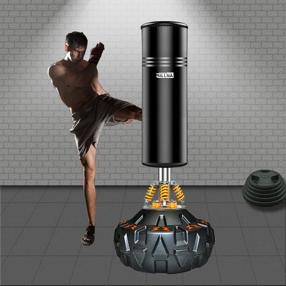 185cm Height - XLarge Free Standing Boxing Punching Bag Stand - Kick MMA Stand