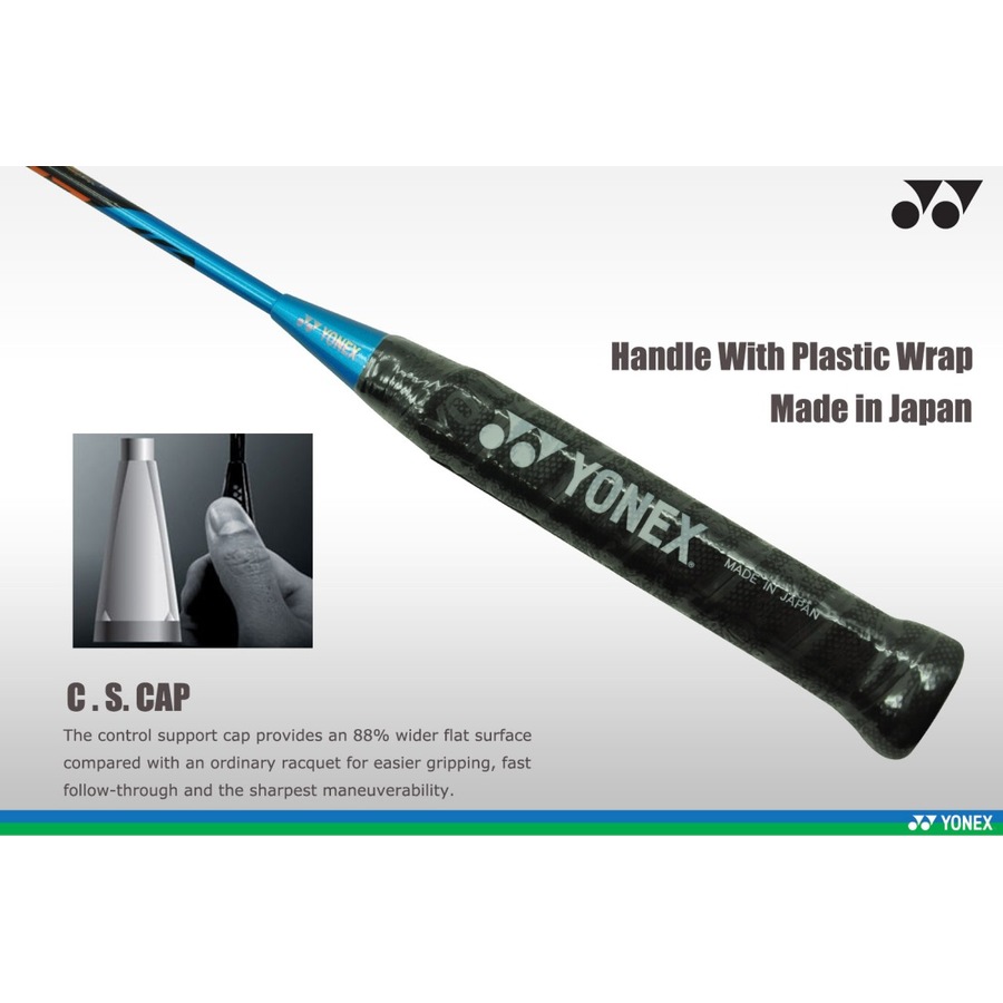 Yonex Badminton Racquet - Astrox 77 (Blue) 3U5 - Two Free Grips