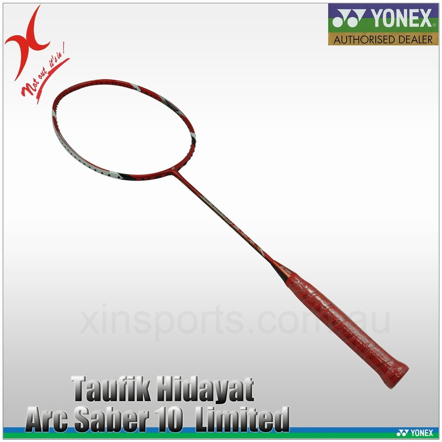Yonex Badminton Racquet - Legends Vision - Arcsaber 10 - 3u4 - Taufik Hidayat Limited+1 Free Grip