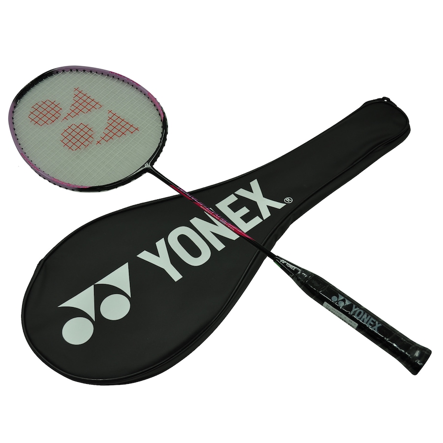 Yonex Badminton Racquet - Nanoflare 001 Feel - 5U5 - Black/Pink - 1 Free Grip