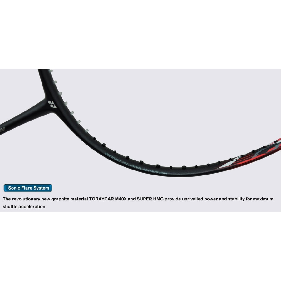 Yonex Badminton Racquet - Nanospeed 9900 (NS9900) - 3U5 - Made in Japan - Free Grip