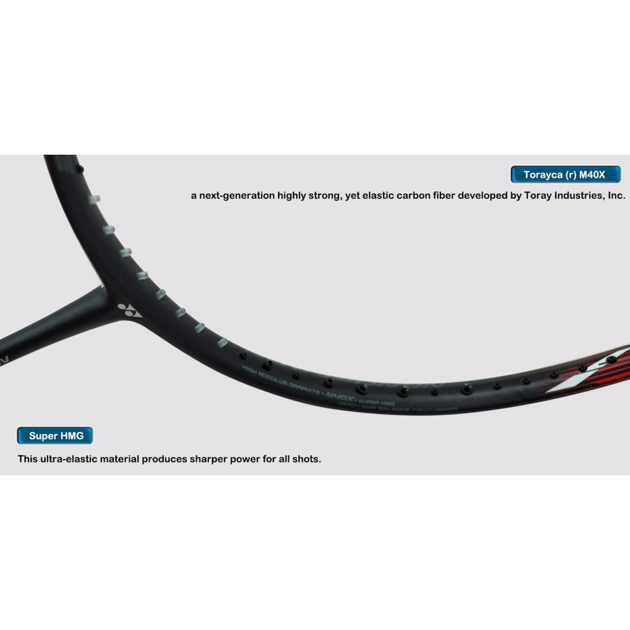 Yonex Badminton Racquet - Nanospeed 9900 (NS9900) - 3U5 - Made in Japan - Free Grip