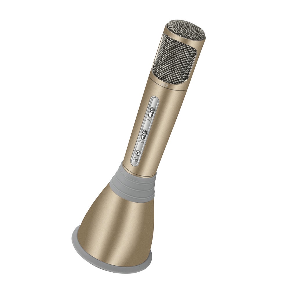 JINX Microphone with Bluetooth Loudspeaker - Gold