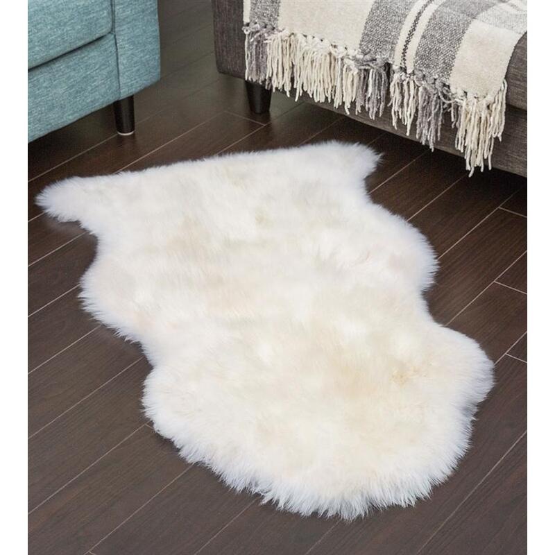 Buy Australian Sheepskin Lambskin Long Wool Rug White / Ivory Multiple