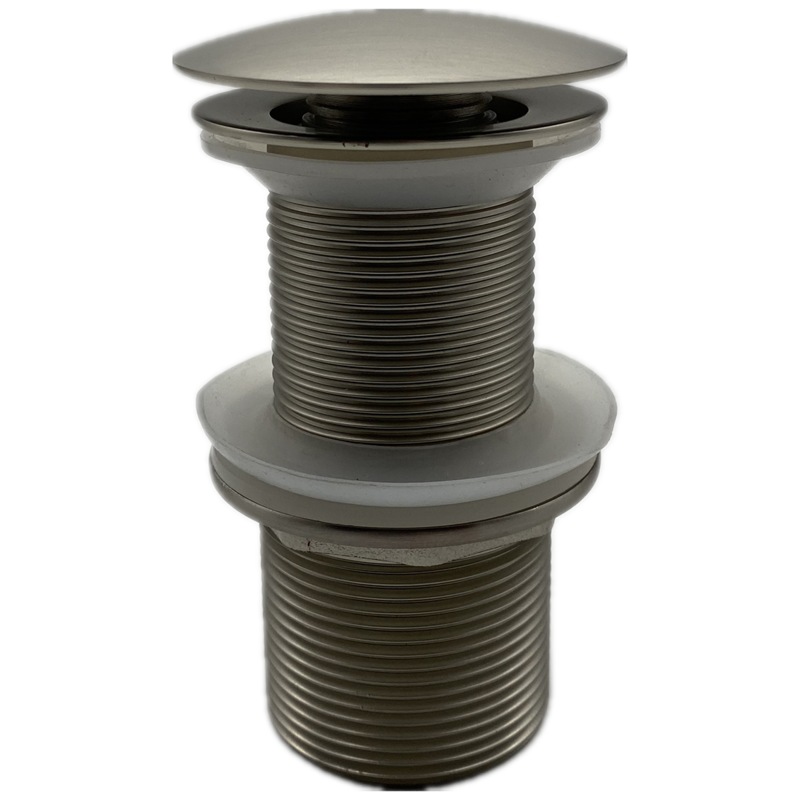 Buy Brushed Nickel Bathroom Vanity Mushroom 32mm NonOverflow Pop Up