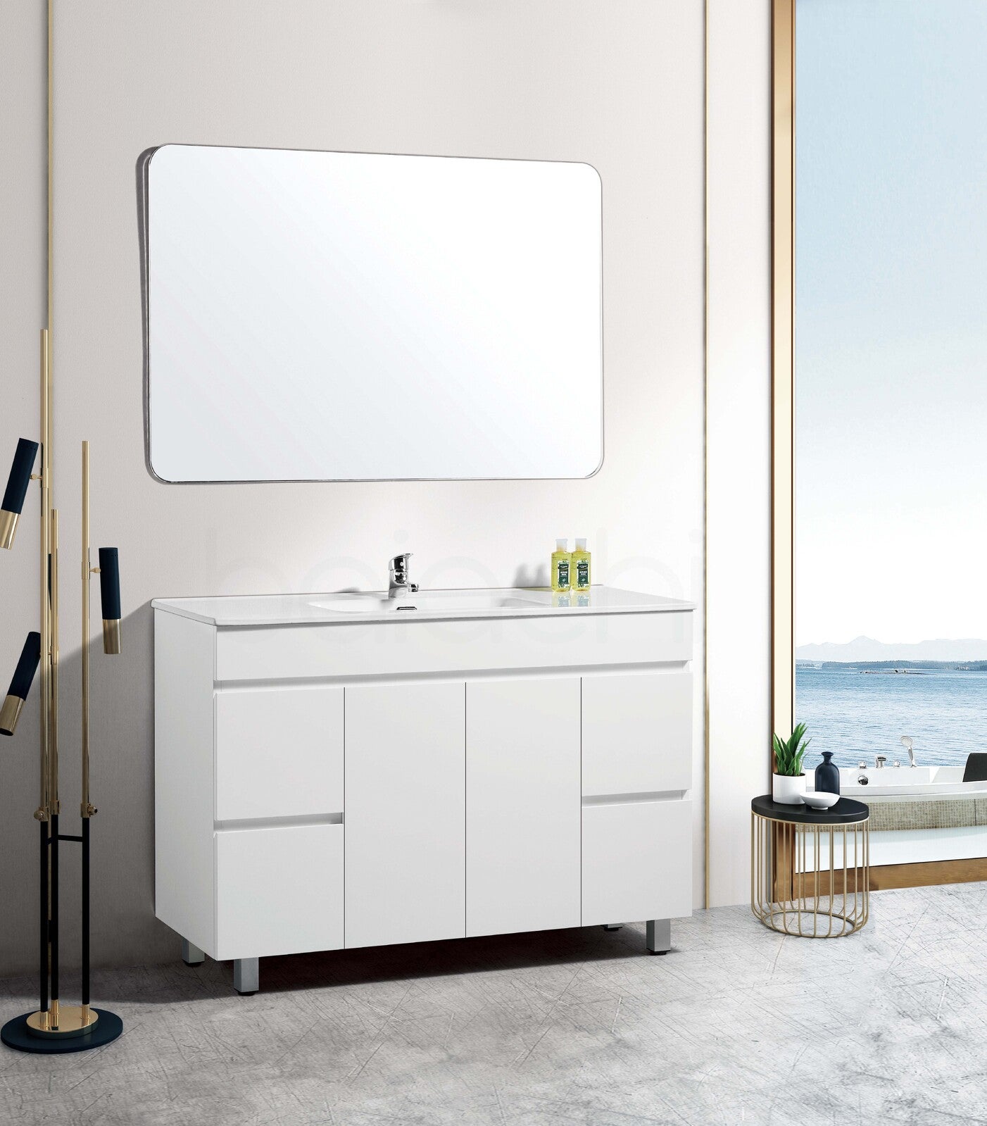 Free Mixer & Plugwaste Package Deal Windsor 1200mm Bathroom Vanity Wash Basin