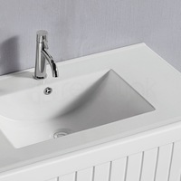 Hampton 1500mm PVC Wall Hung Bathroom Vanity Polymarble Basin