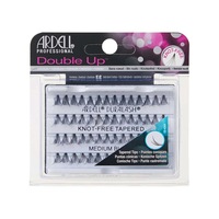 Ardell Double Up Knot Free Tapered Fake EyeLash Lash Extension Black Medium