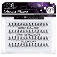 Ardell Mega Flare Knot Free Medium Black Fake Eyelash Lash Extension