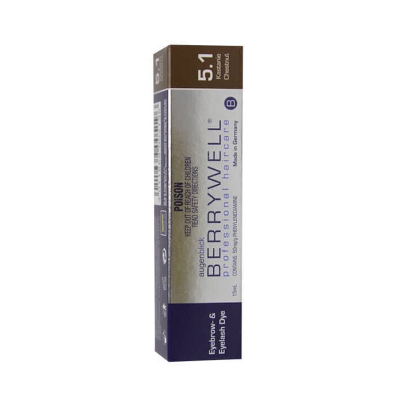 Buy Berrywell Eyebrow And Eyelash Tint Tinting Colour Dye 5.1 Chestnut