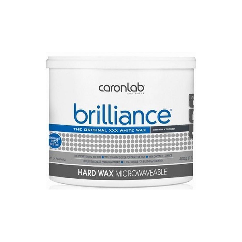 Caronlab Brilliance Hard Hot Wax Microwaveable Waxing Hair Removal 400g