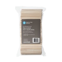 Caronlab Disposable Wooden Spatula Small Icy Pole 500 Pack Wax Waxing Sticks