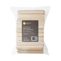 Caronlab Disposable Wooden Spatula Maxi 500pcs Wax Waxing Sticks Applicators