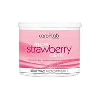Caronlab Strawberry Creme Strip Wax Microwaveable 400g Waxing Hair Removal