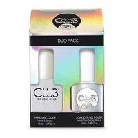 Color Club Matching Soak Off Gel + Nail Lacquer Polish Duo Silverlake 1000