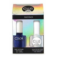 Color Club Matching Soak Off Gel + Nail Lacquer Polish Duo Williamsburg 1001