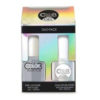 Color Club Matching Soak Off Gel + Nail Lacquer Polish Duo Lady Holiday 1010