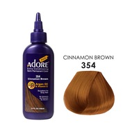 Adore Plus Semi Permanent Hair Color Extra Conditioning 354 Cinnamon Brown 100ml