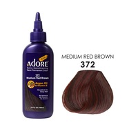 Adore Plus Semi Permanent Hair Color Conditioning 372 Medium Red Brown 100ml