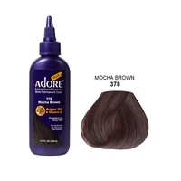 Adore Plus Semi Permanent Hair Color Extra Conditioning 378 Mocha Brown 100ml