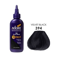 Adore Plus Semi Permanent Hair Color Extra Conditioning 394 Velvet Black 100ml