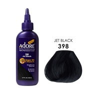 Adore Plus Semi Permanent Hair Color Extra Conditioning 398 Jet Black 100ml