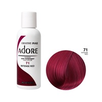 Adore Semi Permanent Hair Color Colouring Cream 71 Intense Red 118ml