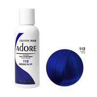 Adore Semi Permanent Hair Color Colouring Cream 112 Indigo Blue 118ml